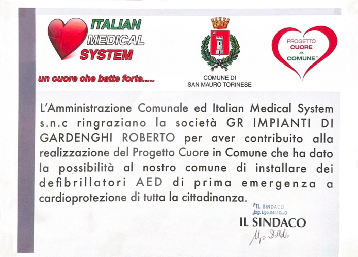 GR IMPIANTI-Attestato-Italian Medical System