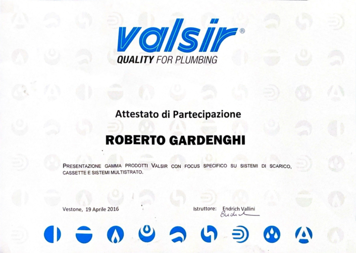 GR IMPIANTI-Attestato-Valsir 1