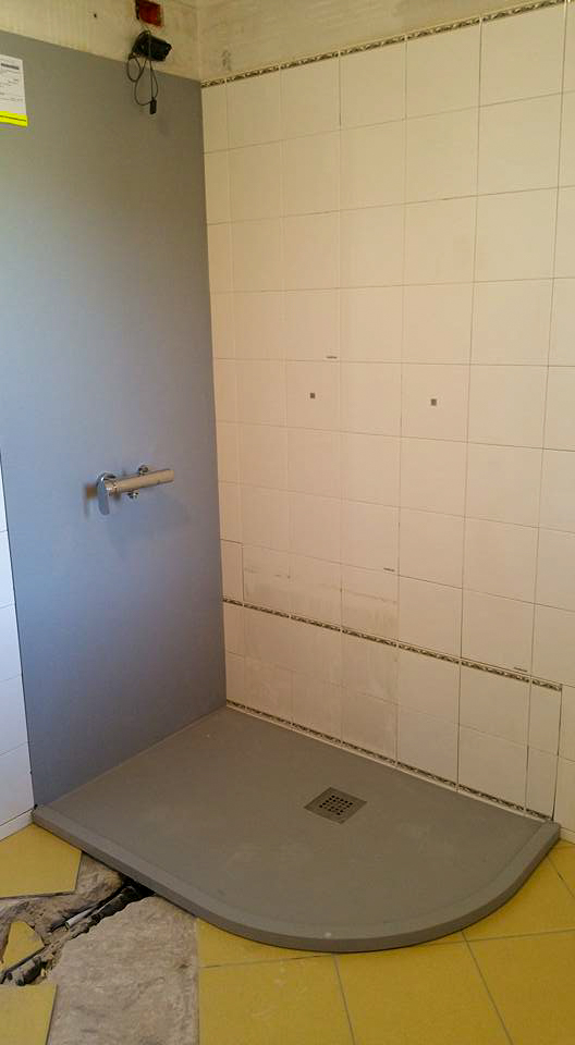 Sostituzione vasca con piatto e pannello FIORA 3
